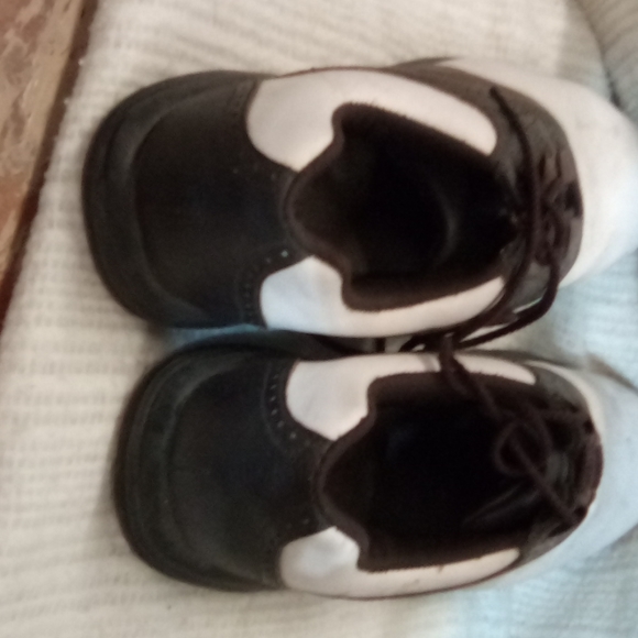Footjoy golf cleats size 11 brown and white - Picture 2 of 3